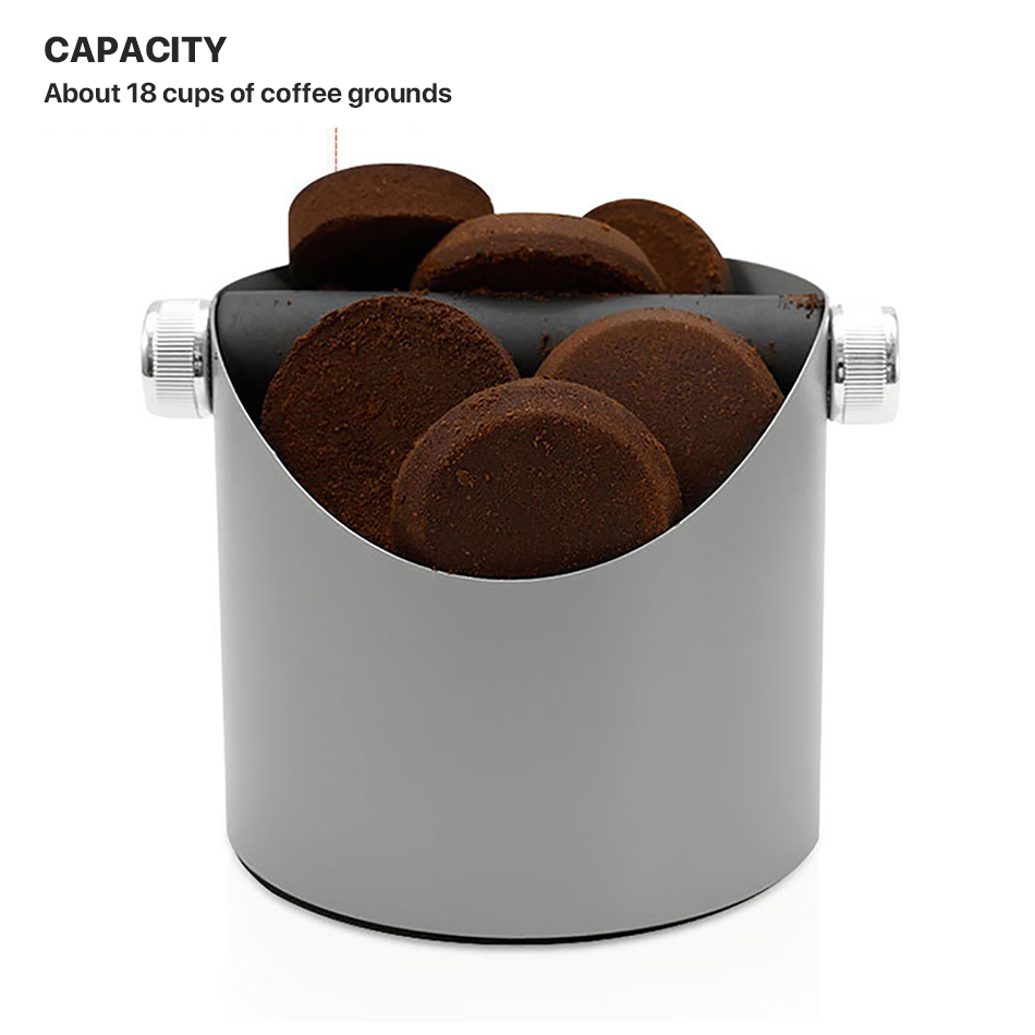 Coffee Knock Box - Anti Slip Coffee Knock Box Stainless