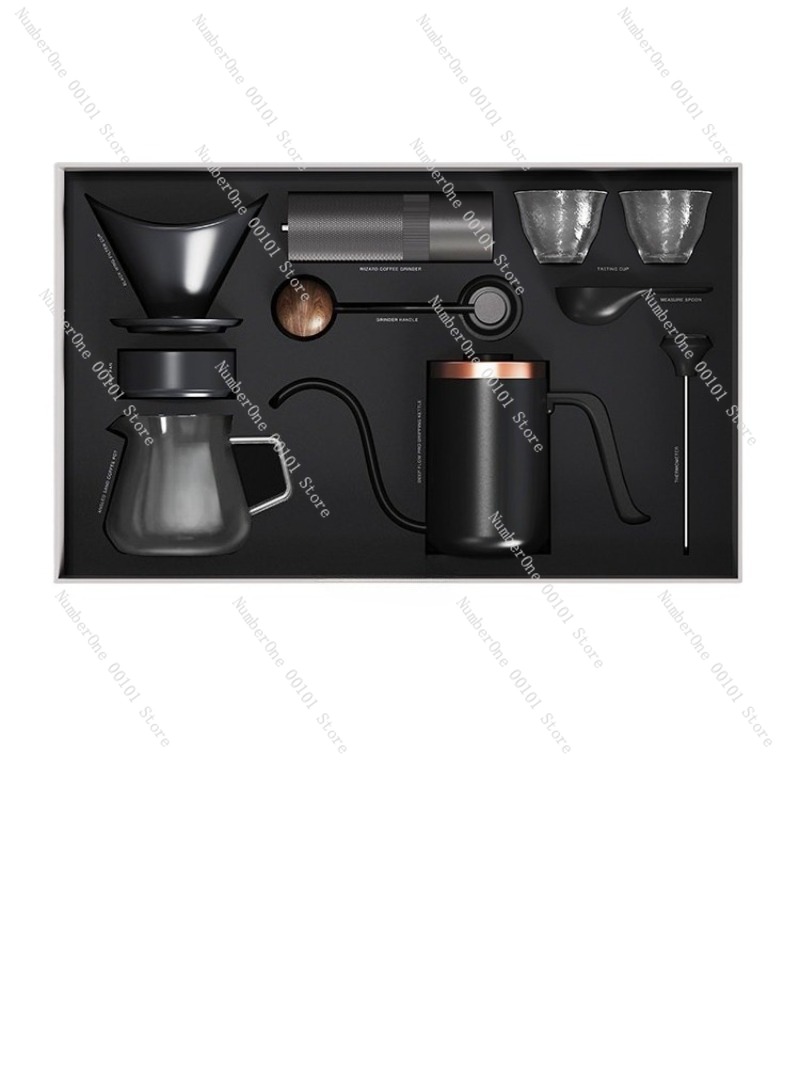 Coffee Equipment Grinder - Manual Coffee Maker Set Gift Box