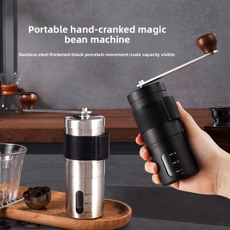 Coffee Equipment Grinder - Portable Hand cranked Coffee Machine with