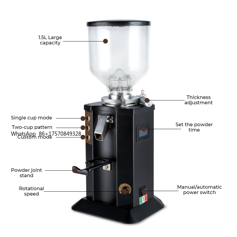 Coffee Equipment Grinder - Professional Electric Stainless Steel Burr Coffee