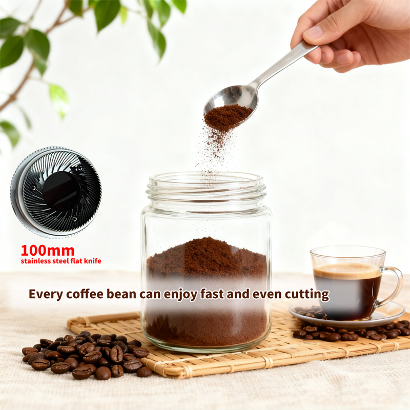 2025 New 100mm Flat Burr Elect - Coffee Equipment Grinder review and price