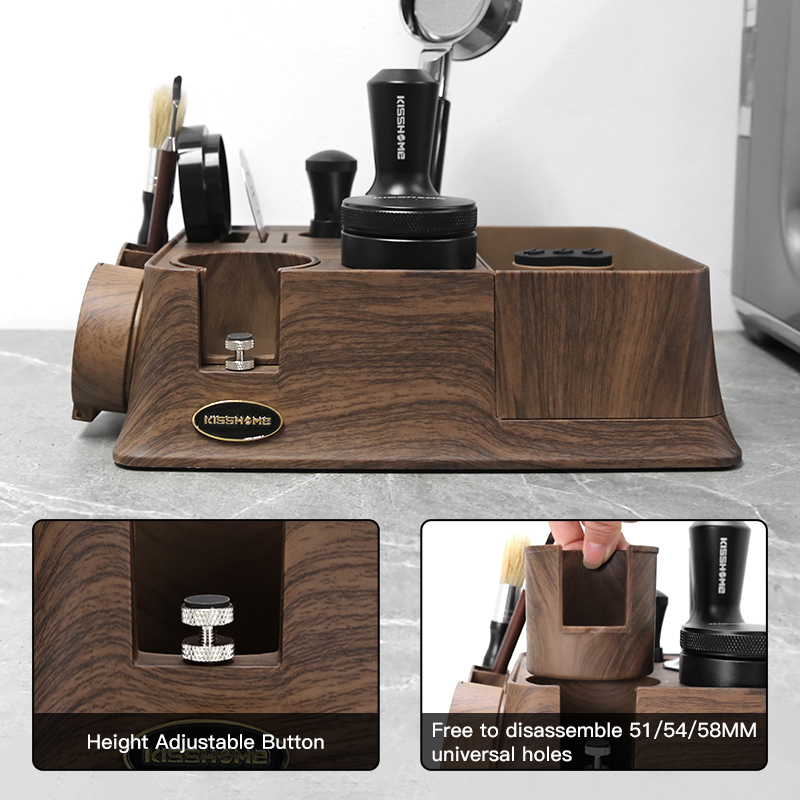 KISSHOME Espresso Tamper Stati - Coffee Knock Box review and price