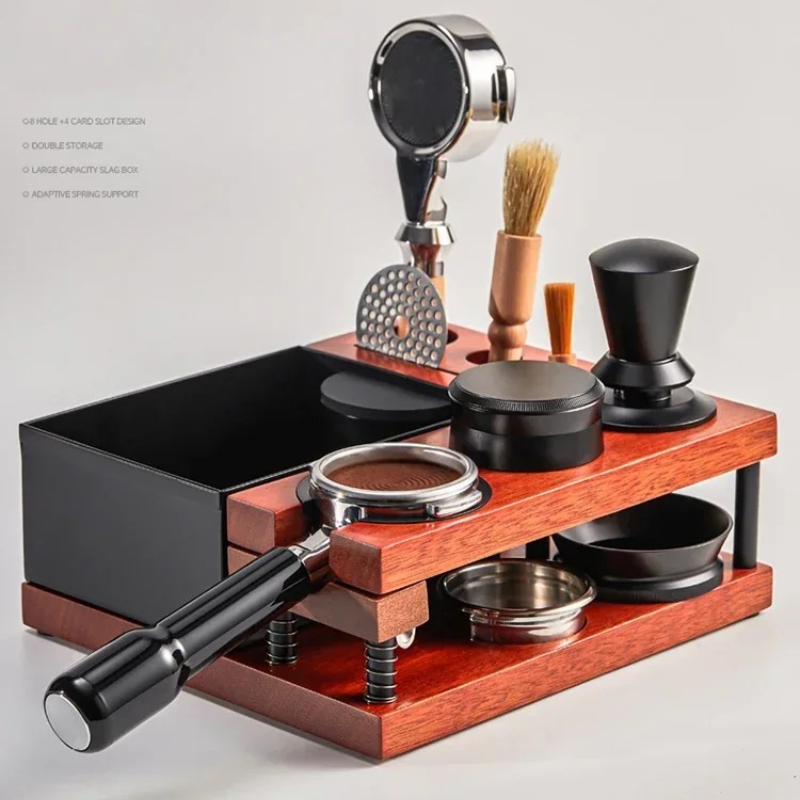 Spring Coffee Tamper Holder wi - Coffee Knock Box review and price