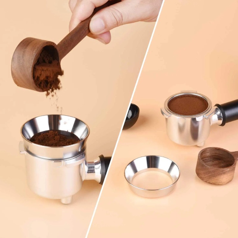 Stainless Steel Espresso Dosin - Dosing Funnel Ring review and price