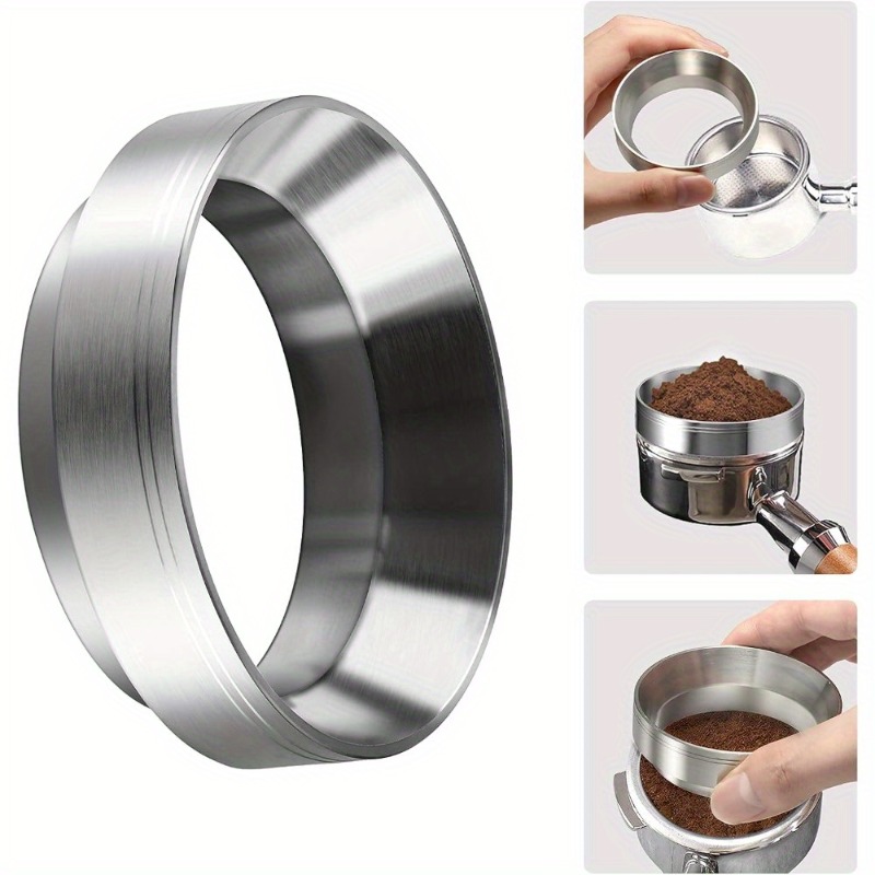 Stainless Steel Espresso Dosin - Dosing Funnel Ring review and price