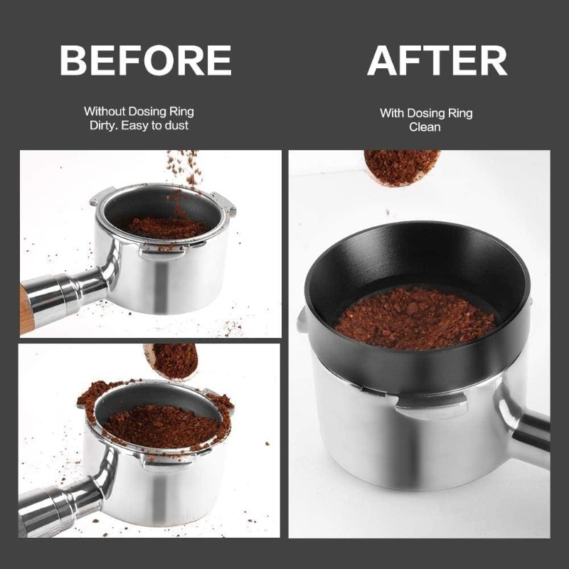 Stainless Steel Espresso Dosin - Dosing Funnel Ring review and price