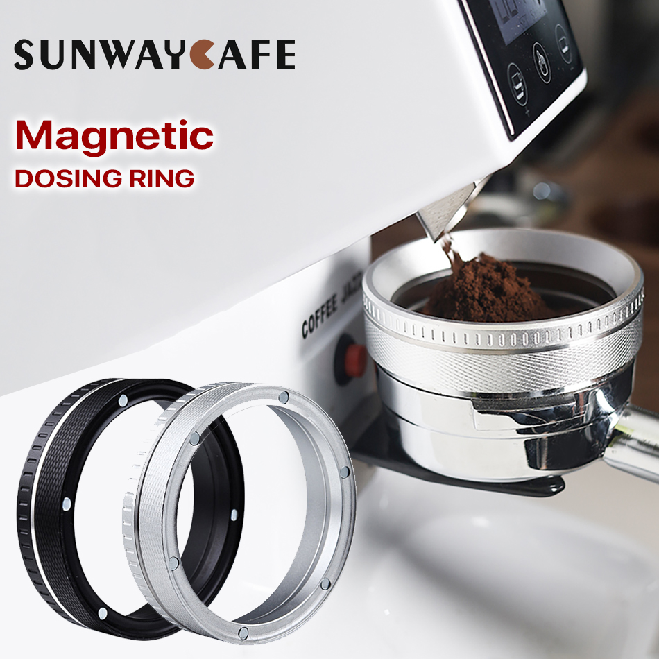 Magnetic Coffee Dosing Funnel, - Dosing Funnel Ring review and price