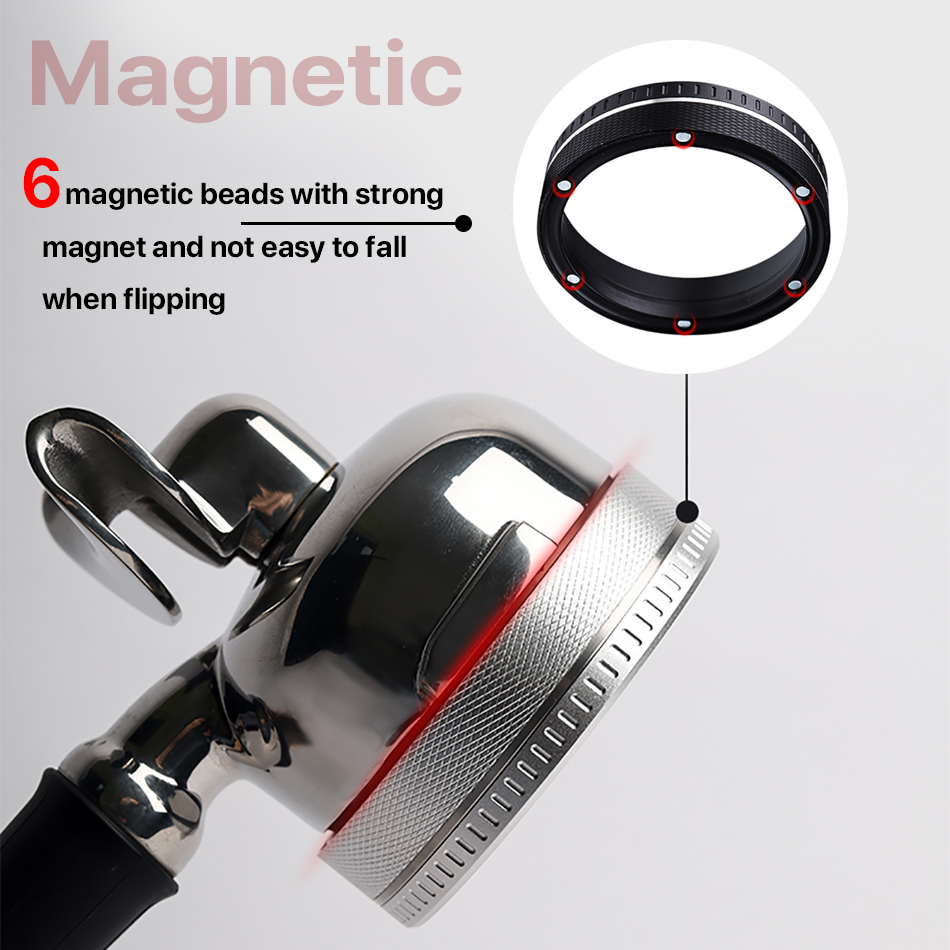 Magnetic Coffee Dosing Funnel, - Dosing Funnel Ring review and price