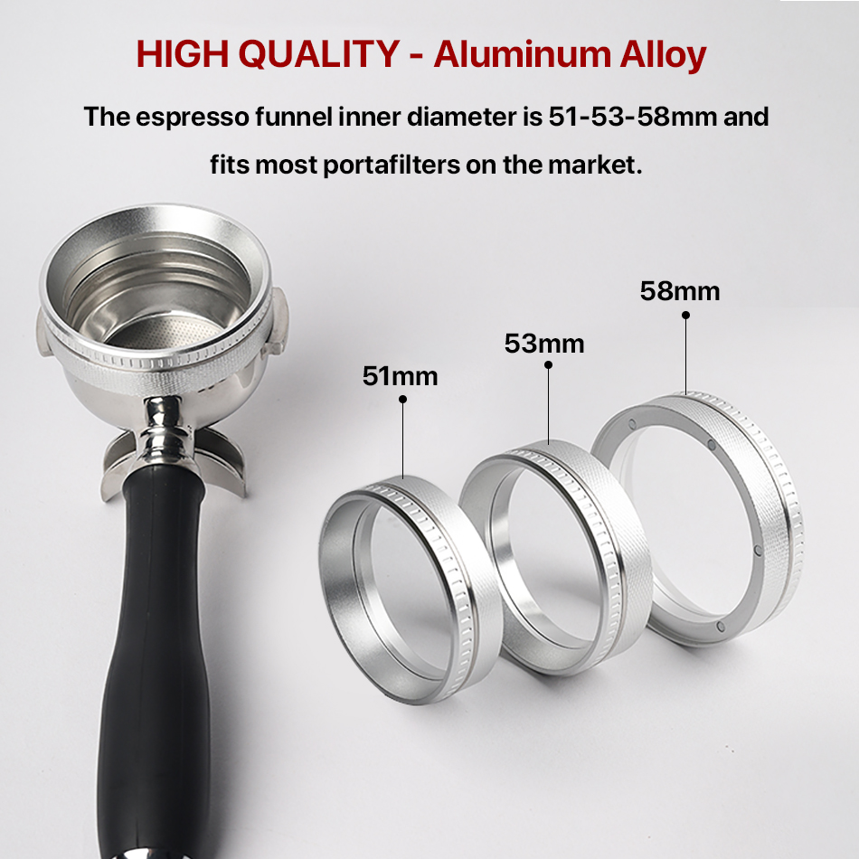 Magnetic Coffee Dosing Funnel, - Dosing Funnel Ring review and price
