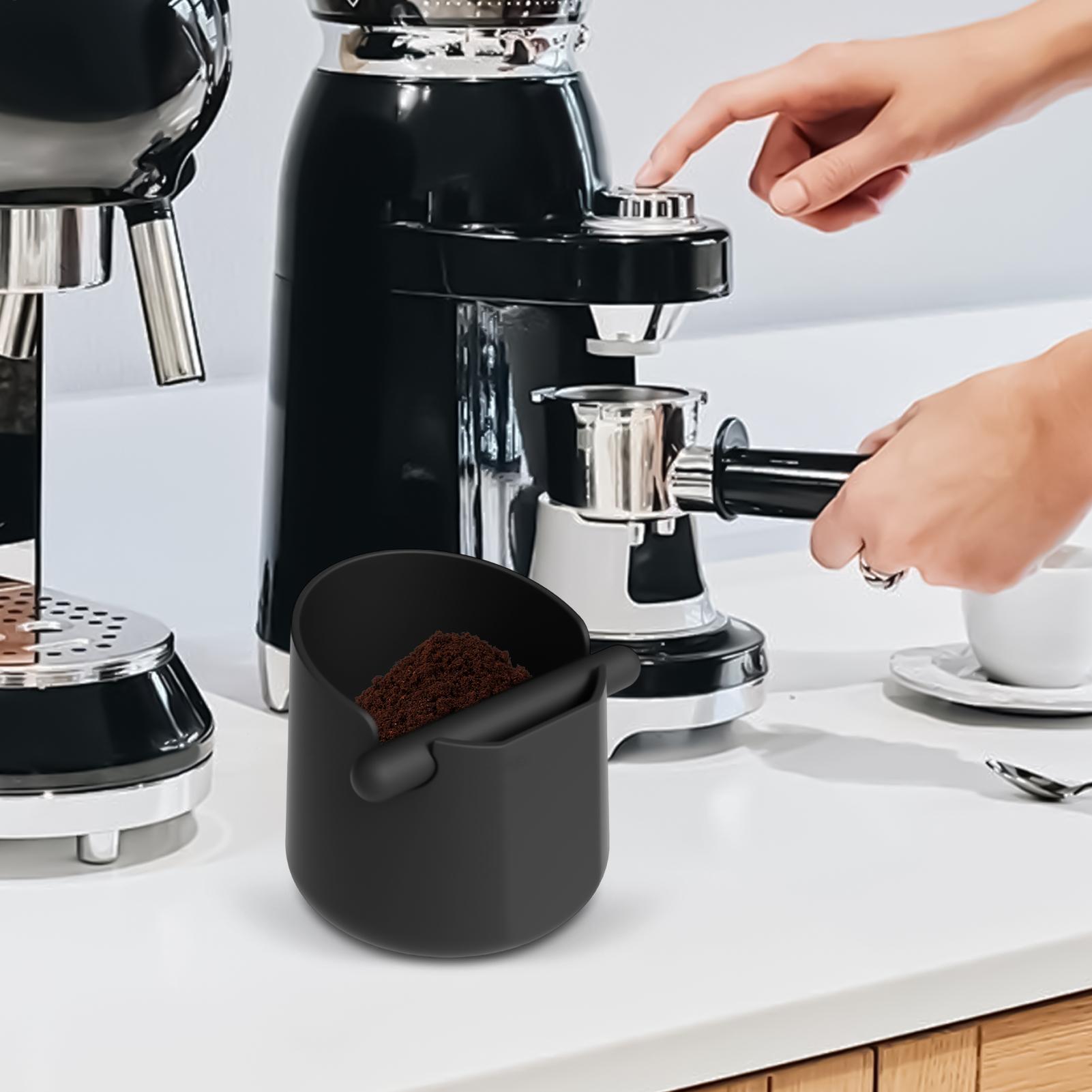 Coffee grounds tapping box wit - Coffee Knock Box review and price