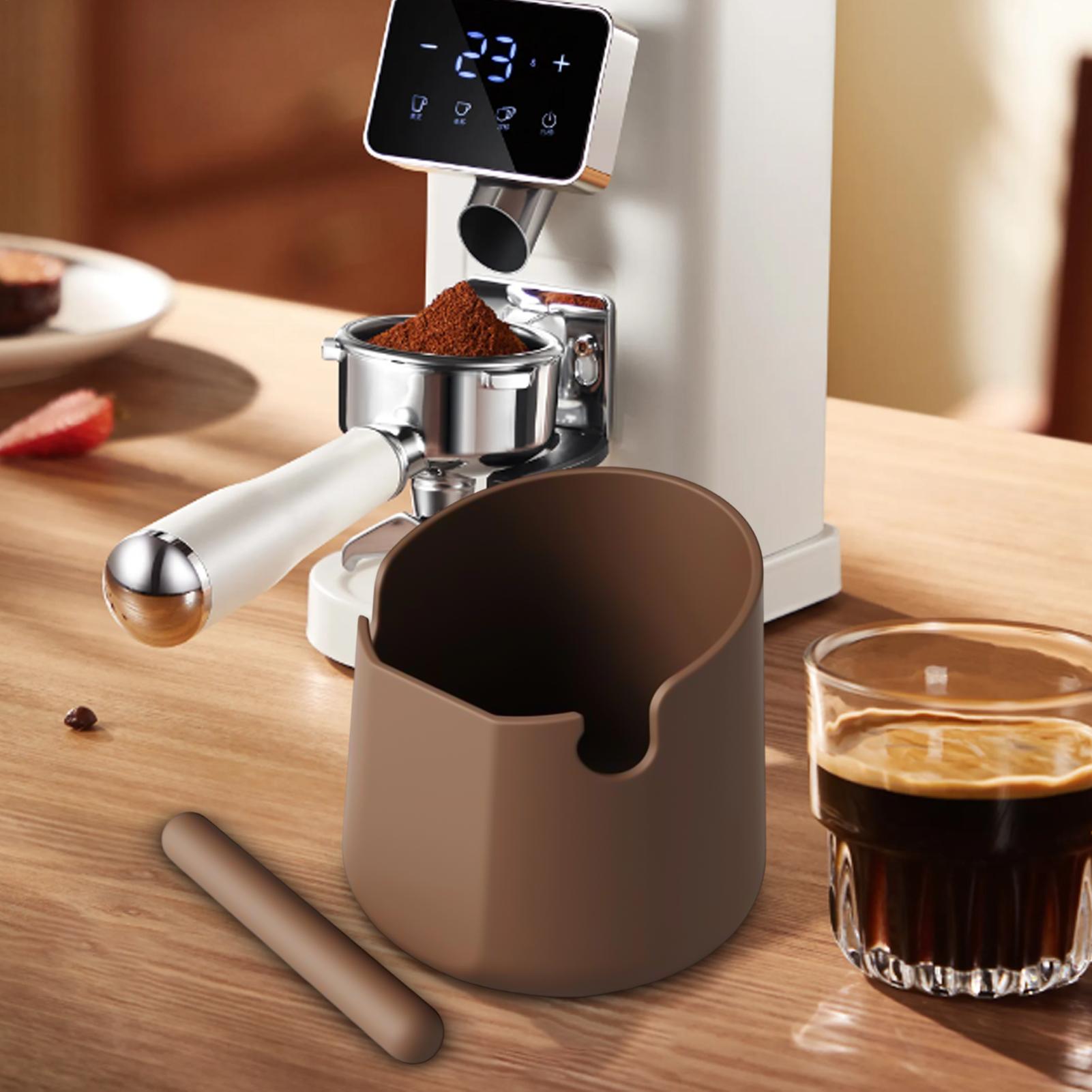 Coffee grounds tapping box wit - Coffee Knock Box review and price