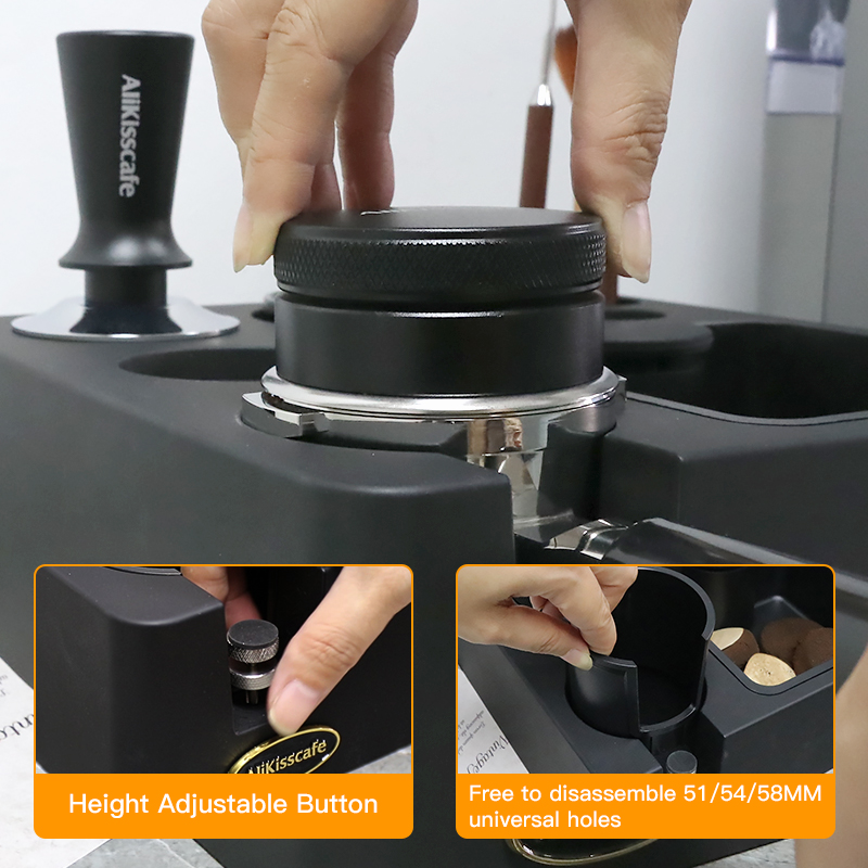 Espresso Tamping Station With  - Coffee Knock Box review and price