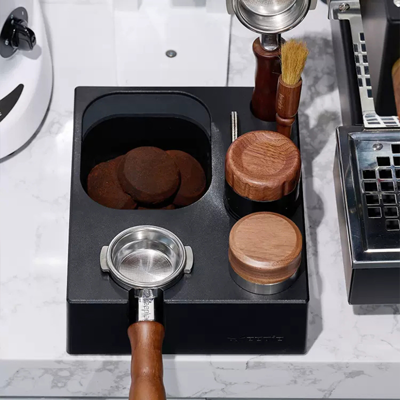 Coffee Tamper Station Mat Stan - Coffee Knock Box review and price